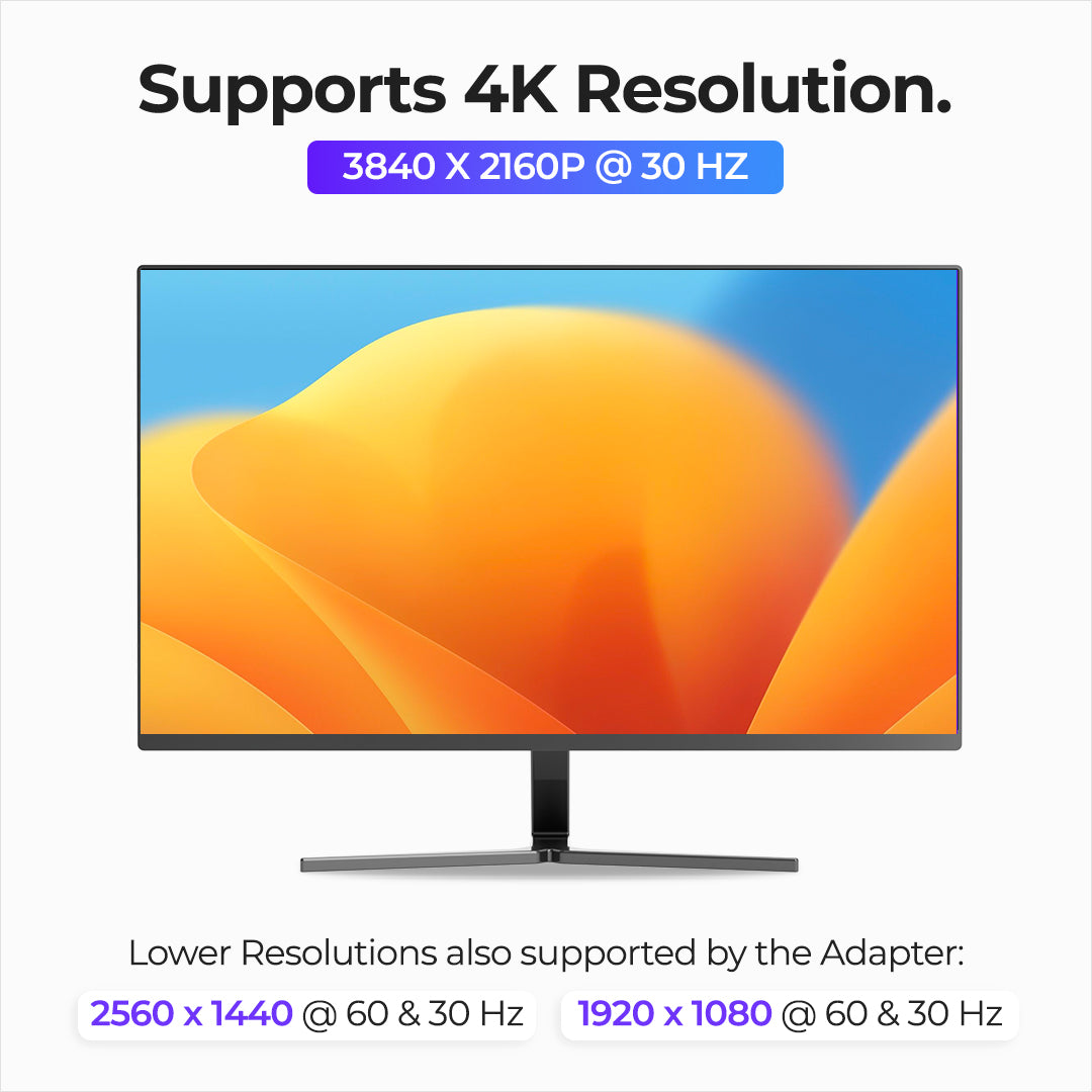 USB to HDMI Adapter - External Graphics for M1 & M2 MacBook