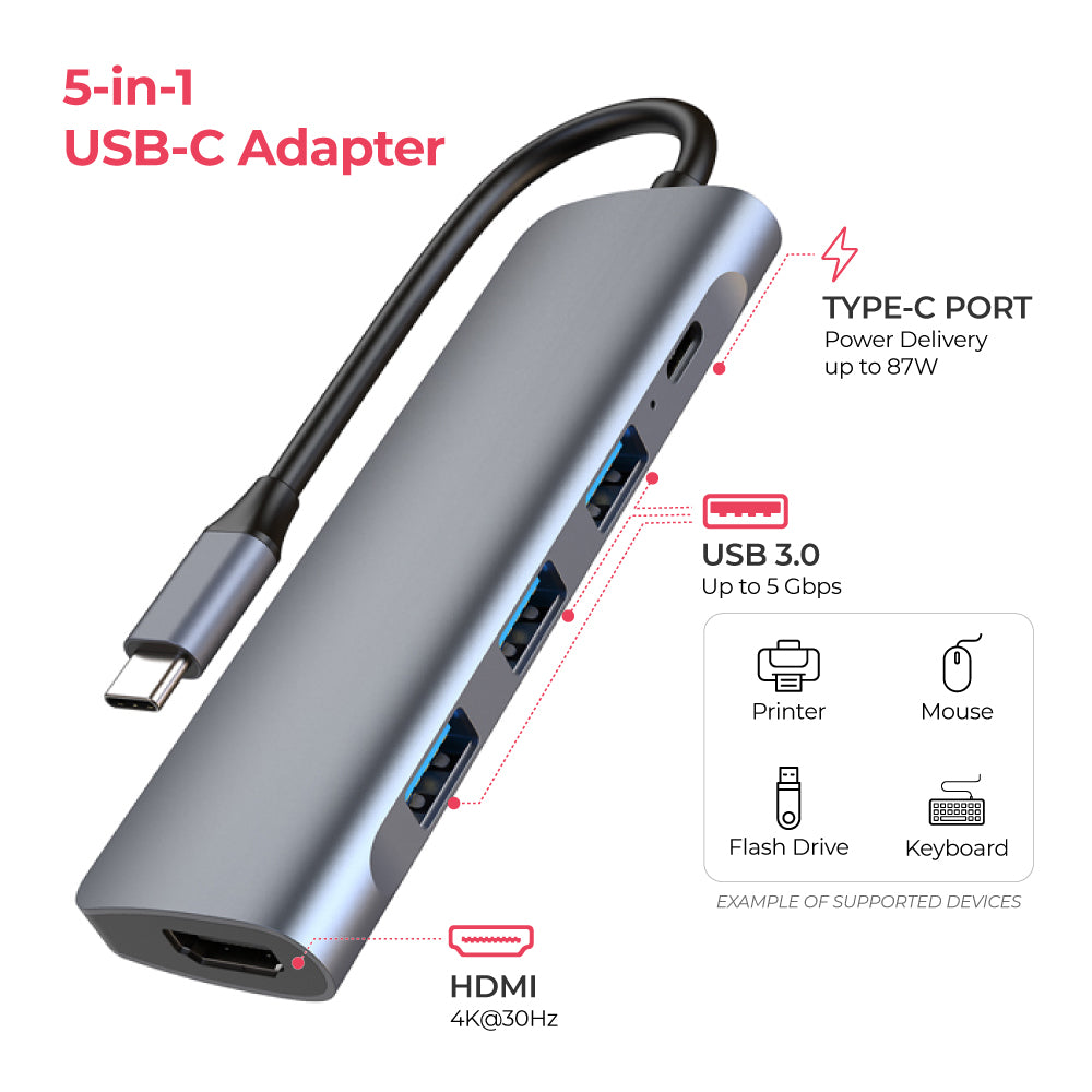 5-in-1 USB-C Adapter