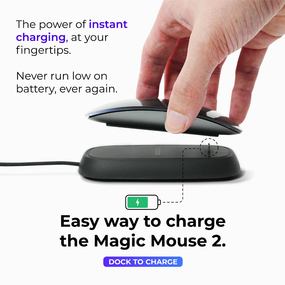 Ascrono® Magic Mouse 2 Charger